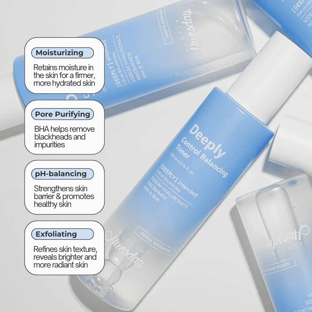 11uesday - Deeply Control Balancing Toner 200ml - Image 3