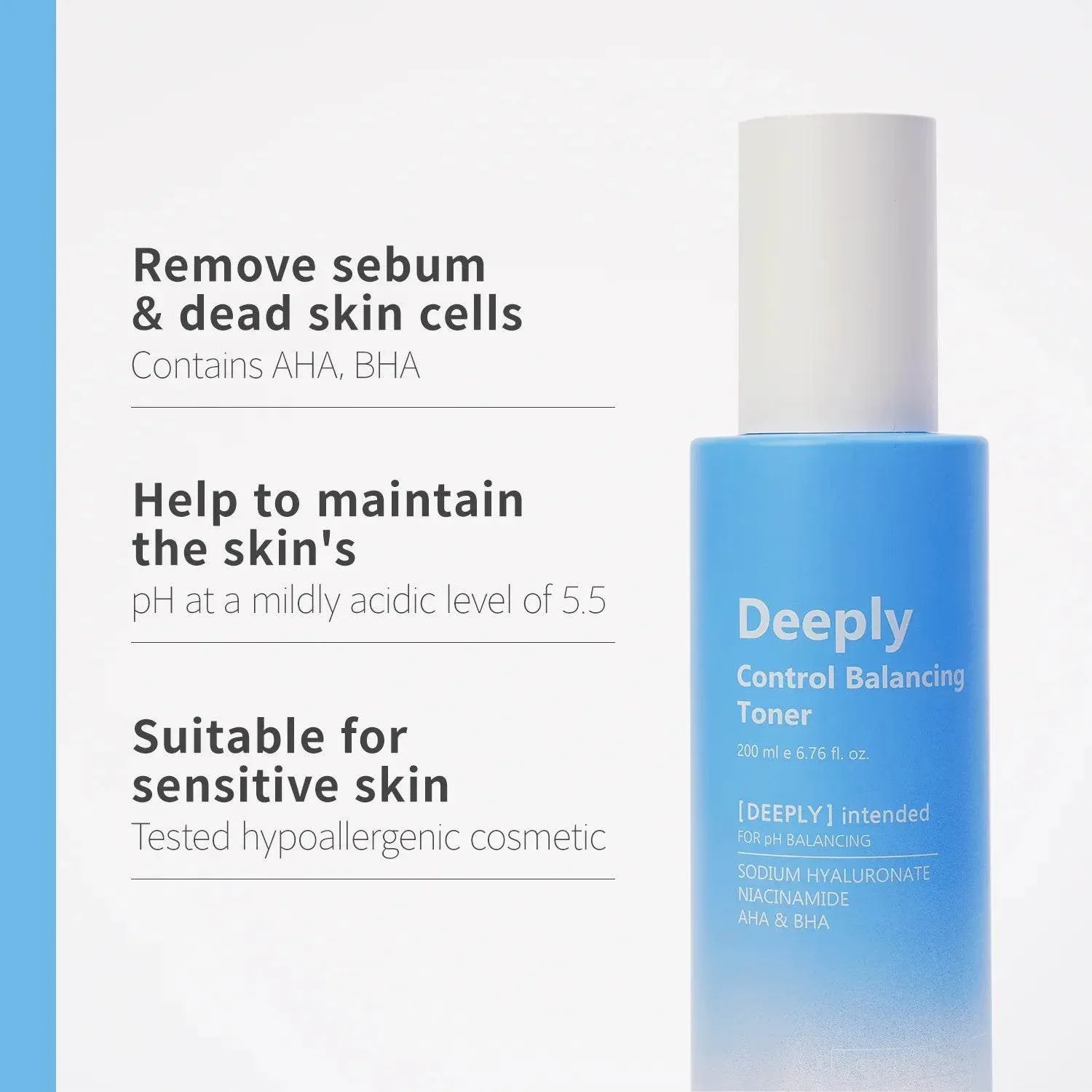 11uesday - Deeply Control Balancing Toner 200ml - Image 4