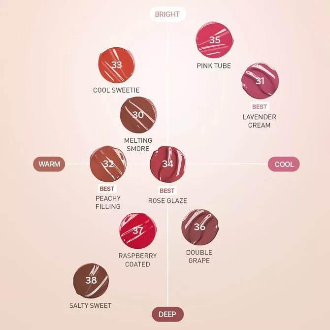 3CE - Glazy Lip Glow - 9 Colors - Image 3