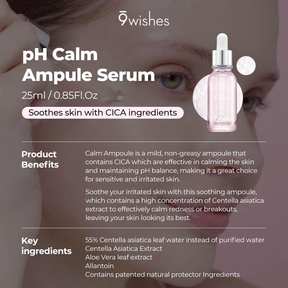 9wishes - Calm Ampule Serum 25ml - Image 3