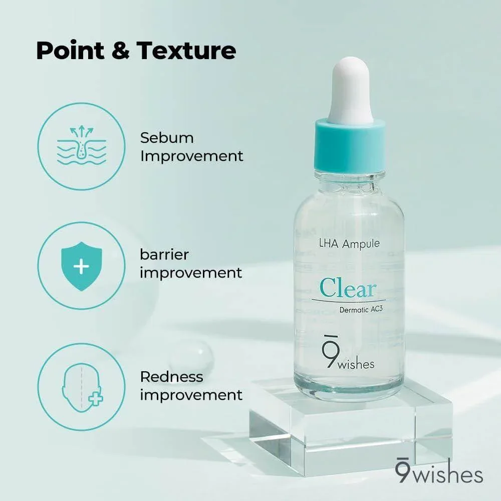 9wishes - LHA Ampule Clear 30ml - Image 2