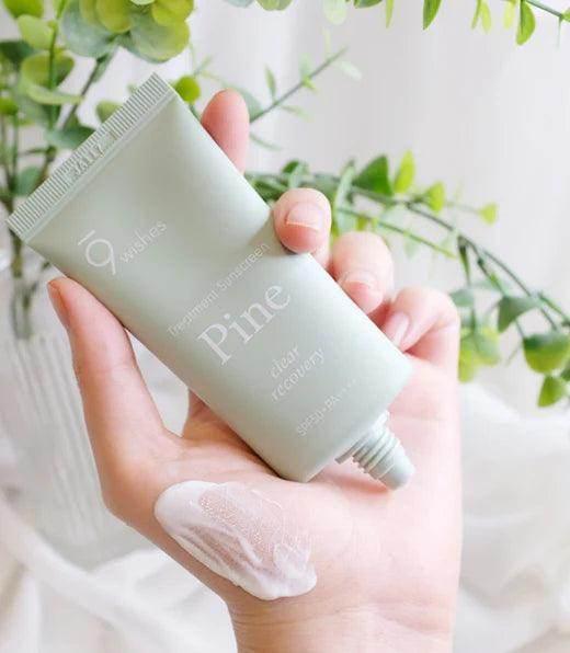 9wishes - Pine Treatment Sunscreen SPF50+ PA++++ 50ml - Image 4