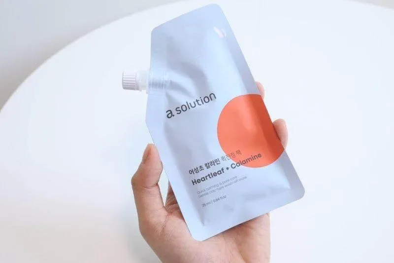 a solution - Heartleaf + Calamine Wash-Off Mask 25ml - Image 3