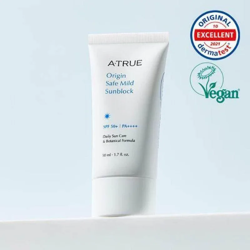 A True - Origin Safe Mild Sunblock SPF 50+ PA++++ 50ml - Image 3