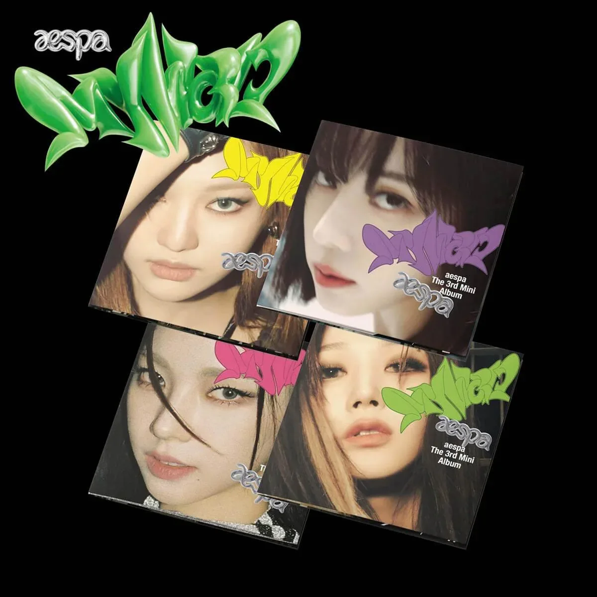 AESPA - Mini Album 3th : My World (Poster Ver (Random Ver)