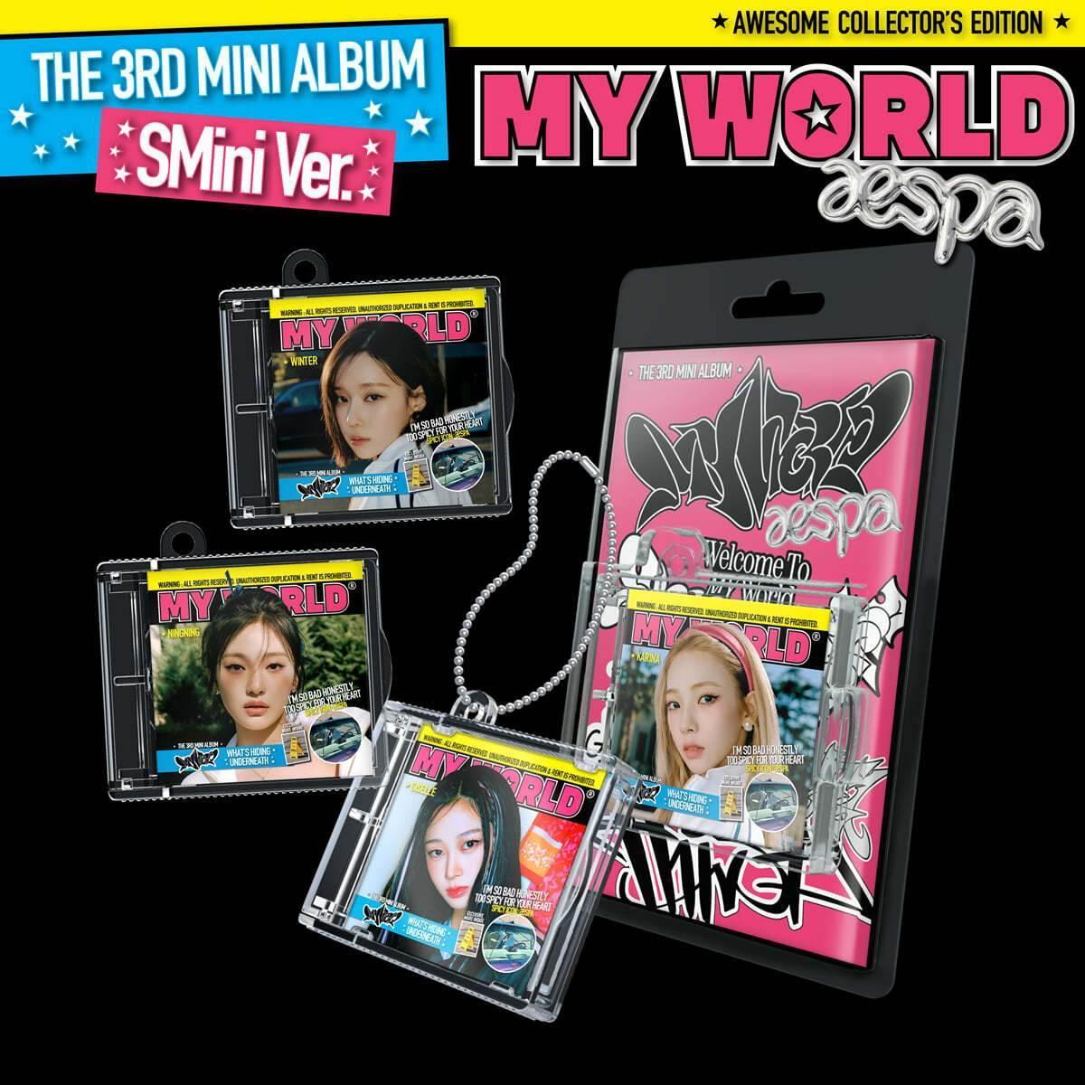 AESPA - Mini Album 3thL My World (Smini Ver, Random Ver)