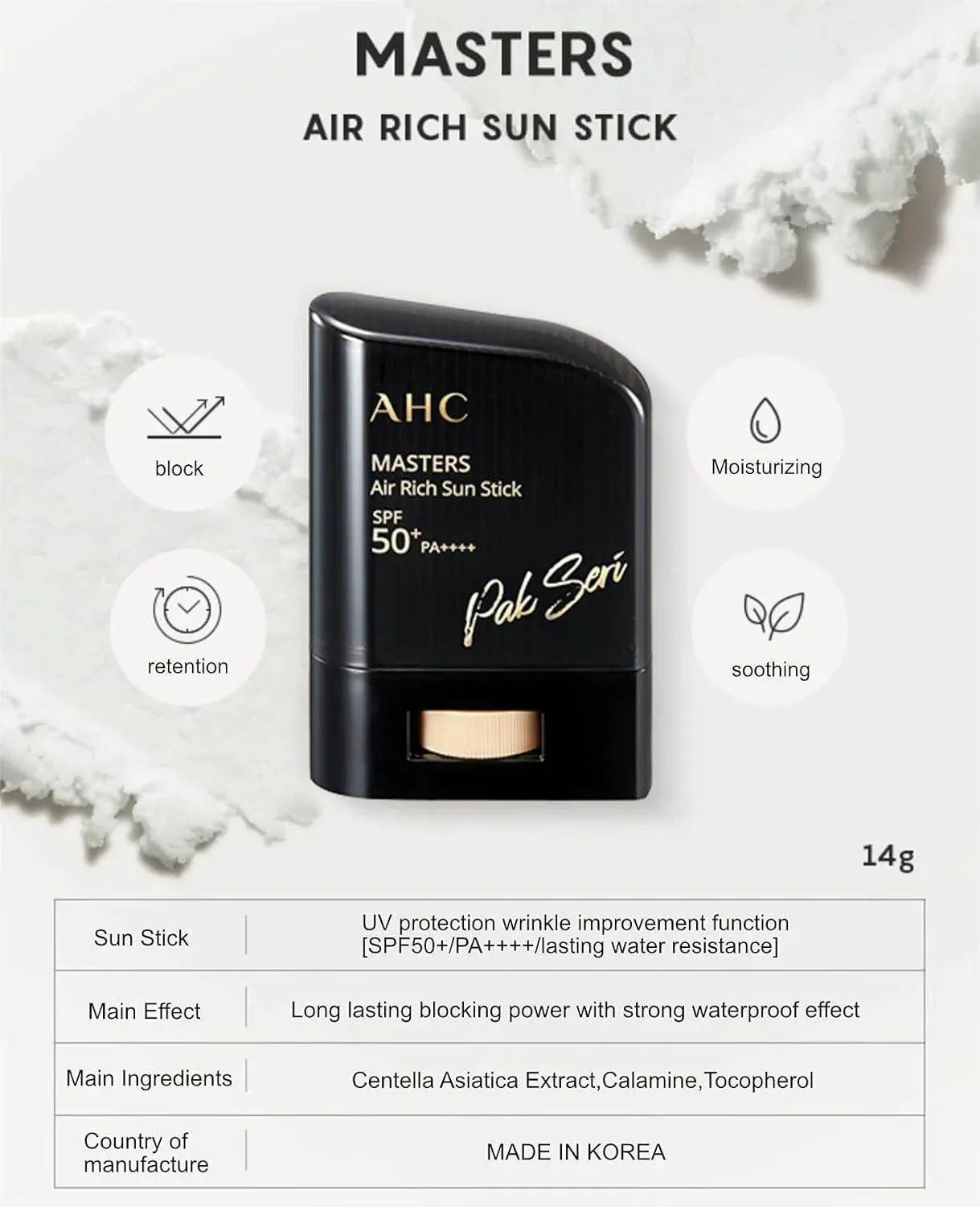 AHC - Air Rich Sun Stick SPF50+ PA++++ - Image 3