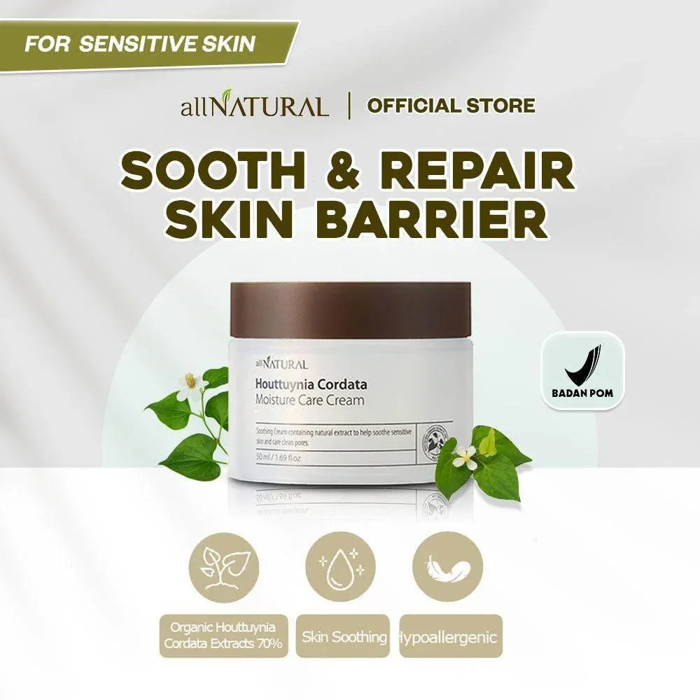 allNatural - Houttuynia Cordata Moisture Care Cream 50ml - Image 2