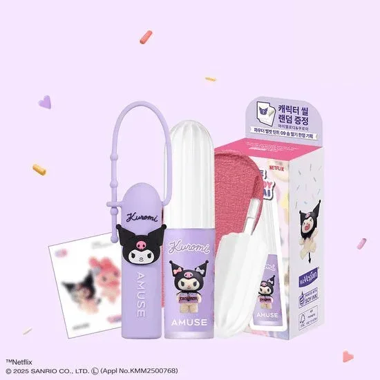 Amuse - Powder Velvet Tint (My Melody X Kuromi) - 2 types - Image 4