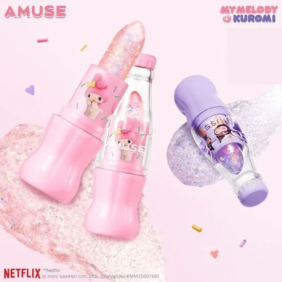 Amuse - Sparkly Soda Lip Balm (My Melody X Kuromi) - 2 types