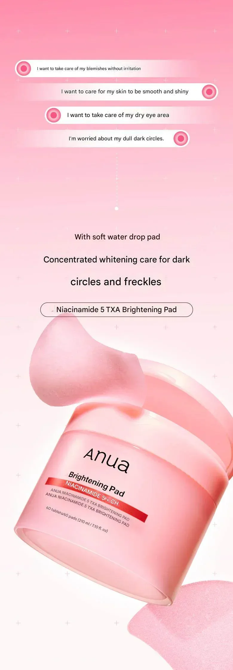 Anua - Brightening Pad Niacinamide 5 + TXA 60ea - Image 3