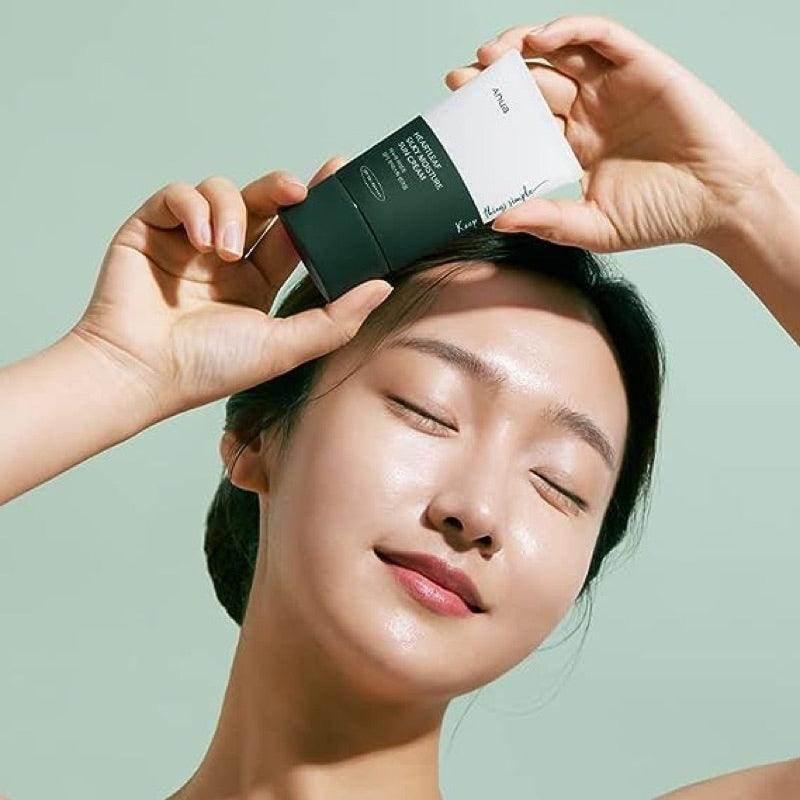 Anua Heartleaf Silky Moisture Suncream (SPF 50+ PA++++) 50ml - Image 4