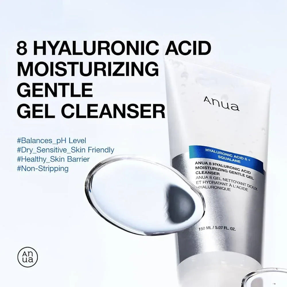 Anua - Hyaluronic Acid 8 + Squalane Cleanser 150ml - Image 2
