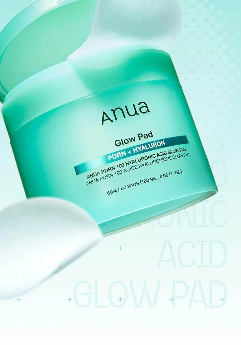 Anua - PDRN 100 Hyaluronic Acid Glow Pad 60ea - Image 3