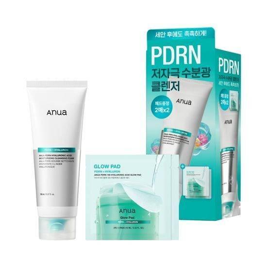 Anua - PDRN + Hyaluronic Acid Moisturizing Cleansing Foam 150ml