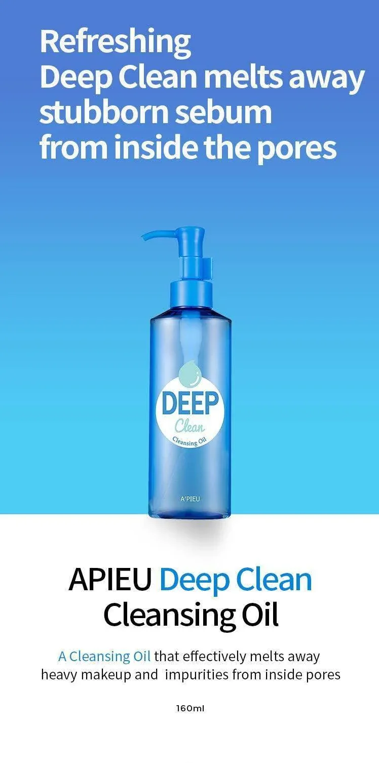 Apieu - Deep Clean Cleansing Oil 160ml - Image 3