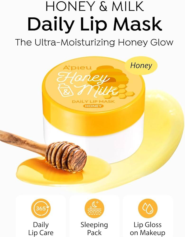 Apieu Honey Milk Lip Sleeping Pack 6.7g - Image 2