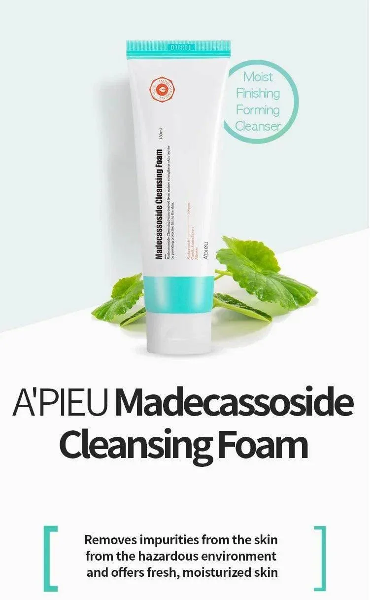 Apieu - Madecassoside Tetrasome Cleansing Foam 130ml x 2 - Image 2