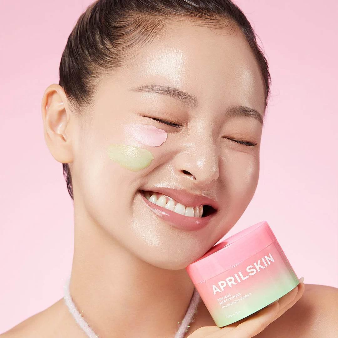 Aprilskin - Pink Aloe Pack Cleanser 120g - Image 3