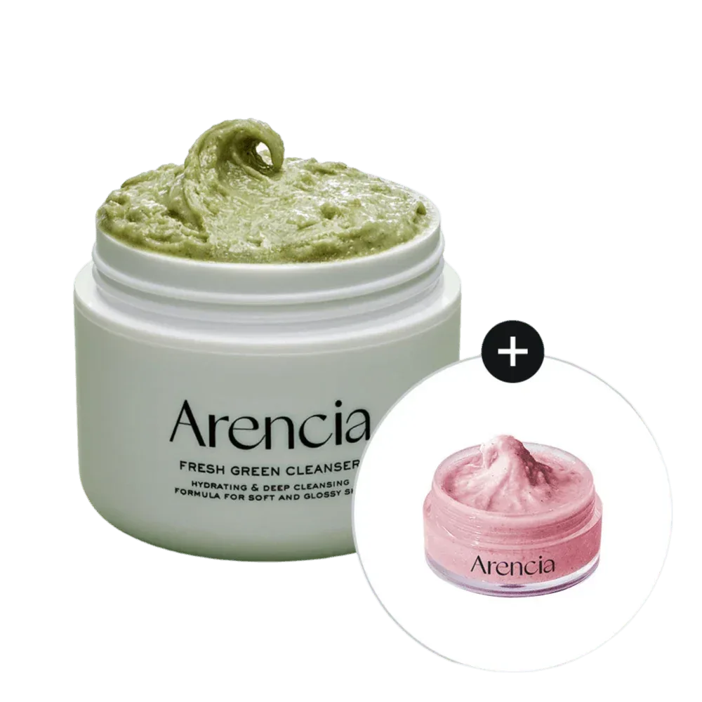 Arencia - Fresh Green Cleanser 120ml + Rosehip Cleanser 15g