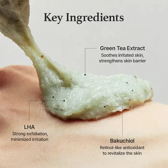 Arencia - Green Tea + LHA Deep Pore Rice Cake Cleanser 150g - Image 2