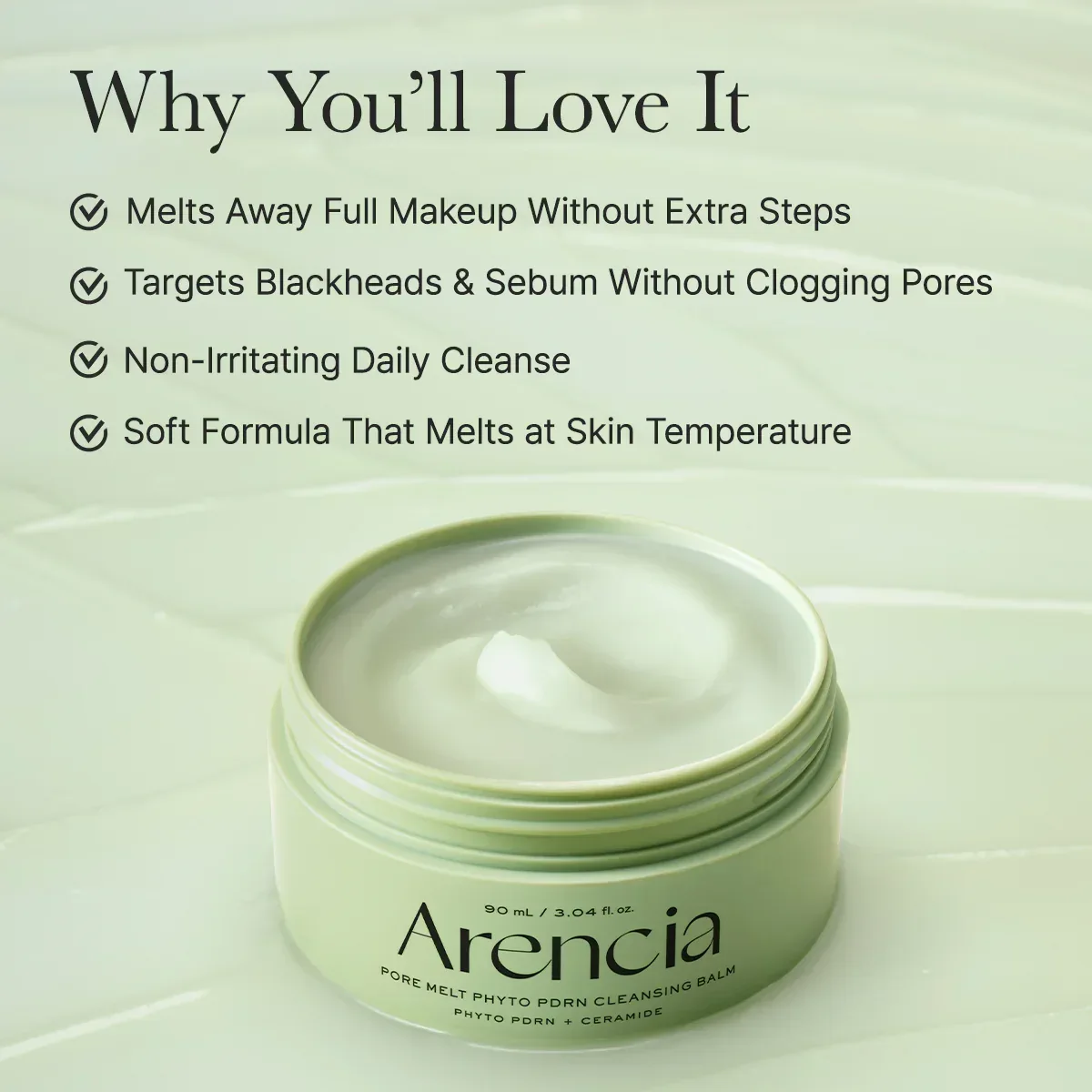 Arencia - Pore Melt Phyto Pdrn Cleansing Balm 90ml - Image 3