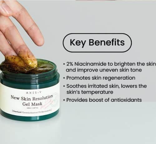 Axis-Y - New Skin Resolution Gel Mask 100ml - Image 3
