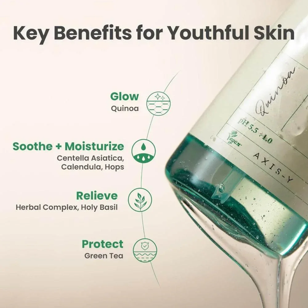 Axis-Y - Quinoa One Step Balanced Gel Cleanser 180ml - Image 3