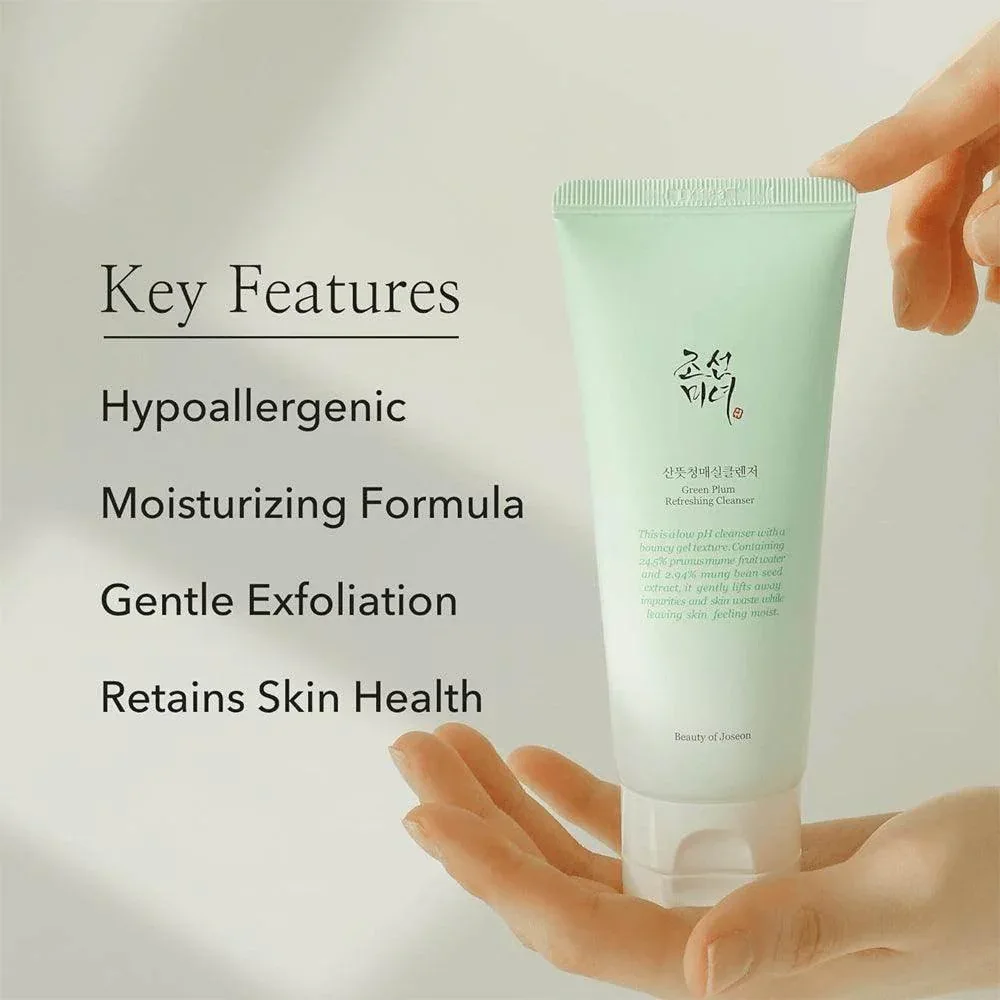 Beauty of Joseon Green Plum Refreshing Cleanser 100ml - Image 3