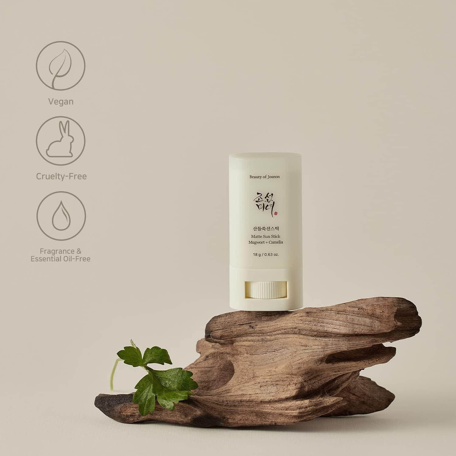Beauty of Joseon Matte Sun Stick : Mugwort + Camelia Suncreen 18g - Image 4