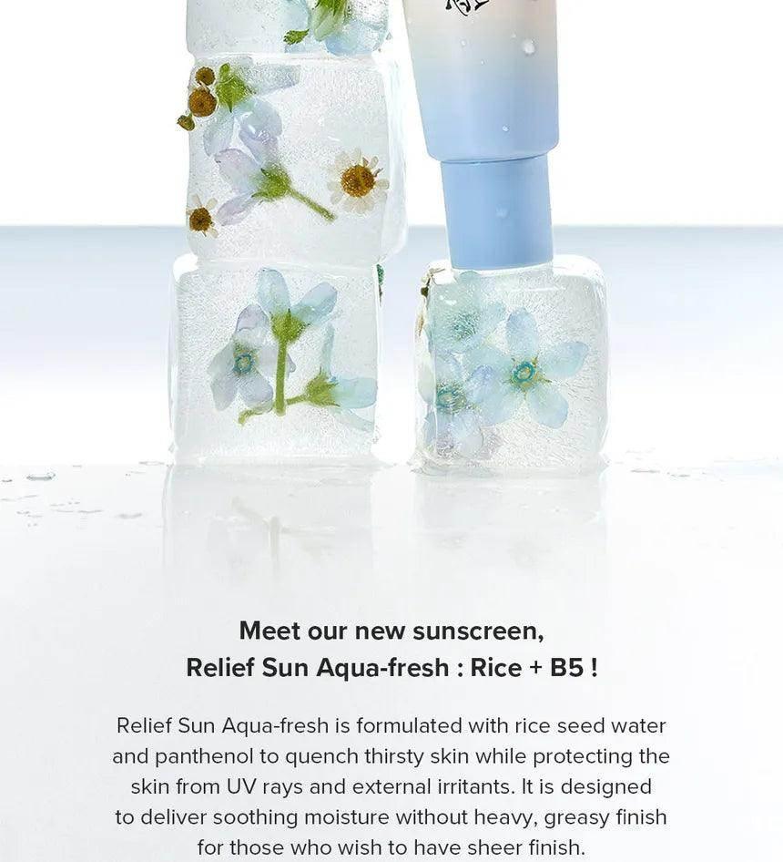 Beauty of Joseon - Relief Sun Aqua Fresh: Rice + B5 SPF50+ PA++++ 50ml - Image 3