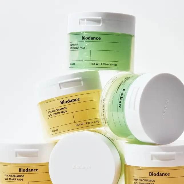 Biodance - Sea Kelp/Vita Niacinamide Gel Toner Pads 60ea - Two Types