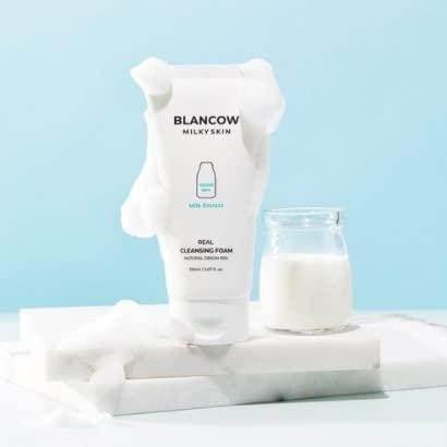 Blancow - Milky Skin Real Cleansing Foam 150ml - Image 3