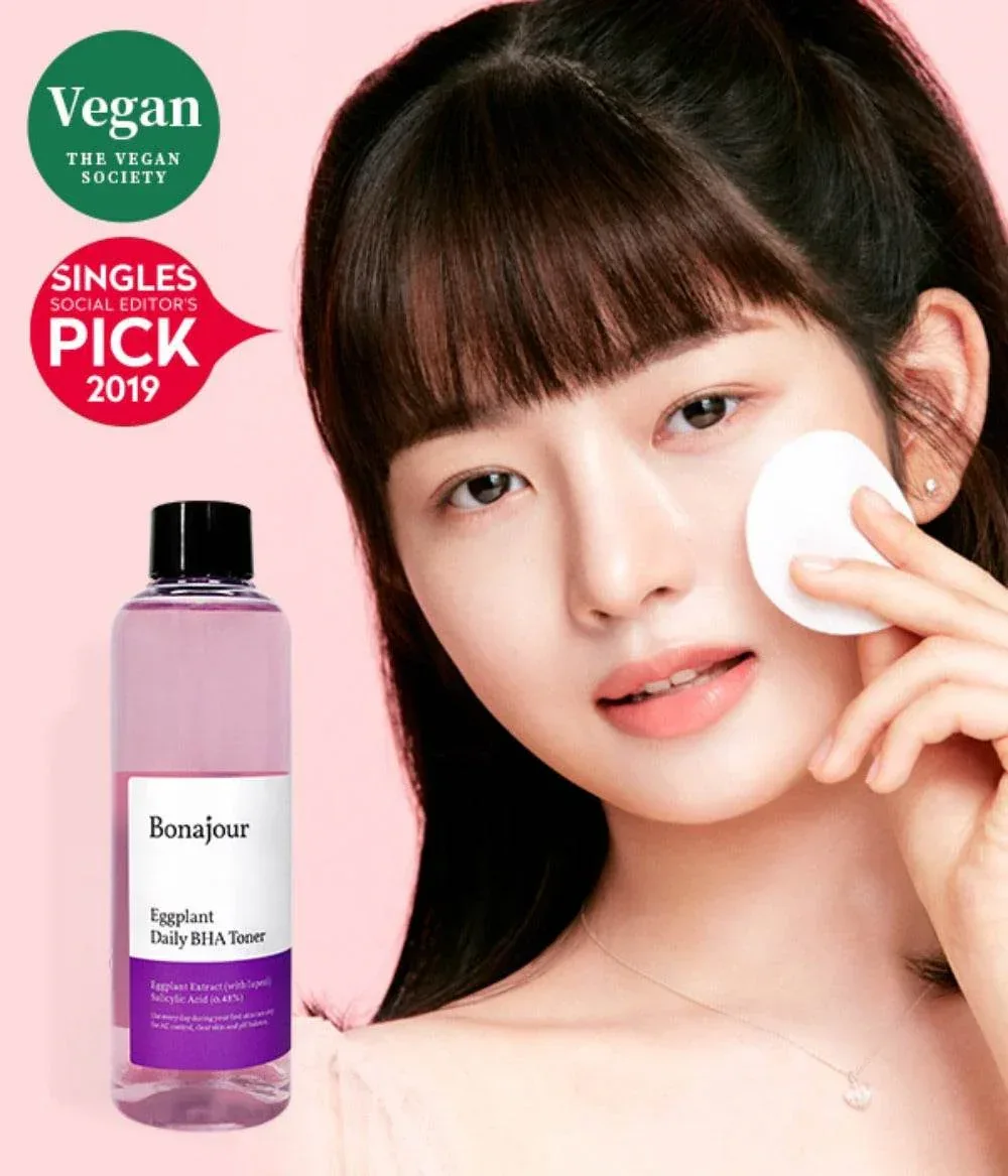 Bonajour - Eggplant Daily BHA Toner 205ml - Image 3
