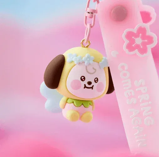 BT21 - CHIMMY BABY Spring Fairy Figure Keyring - Image 2