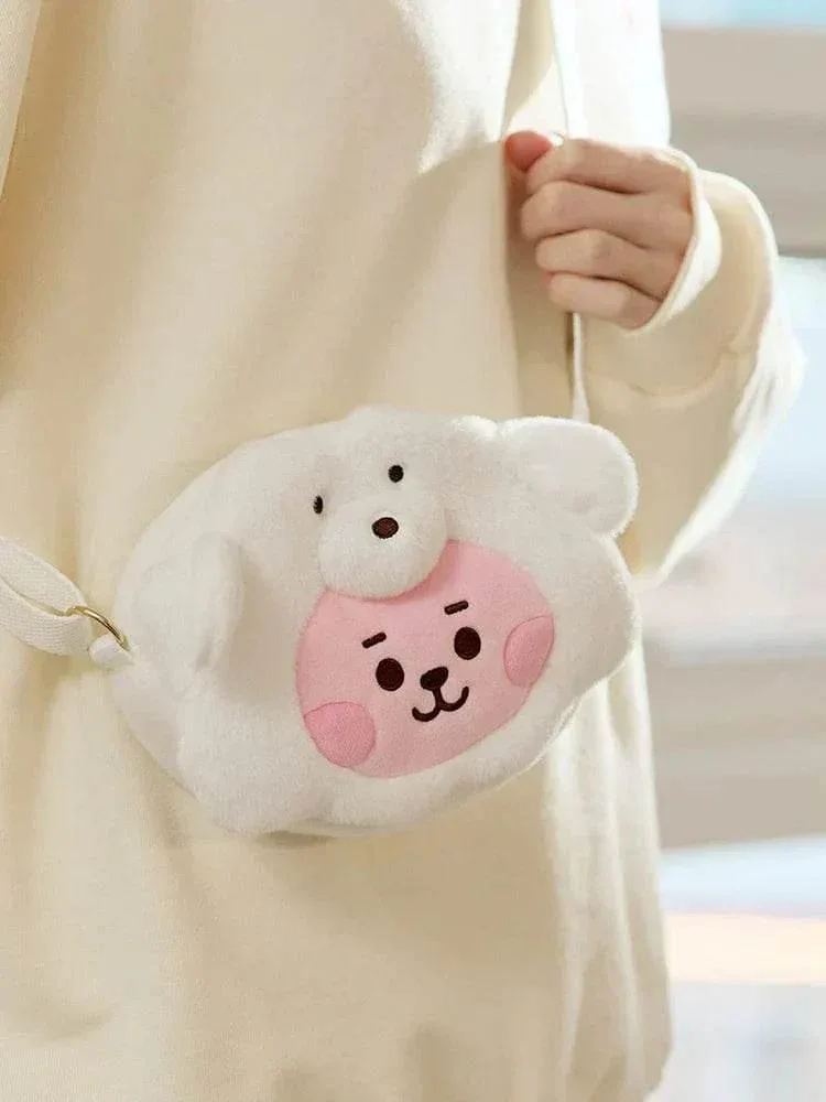 BT21 - COOKY Baby Fluffy Face Doll Crossbag - Image 2