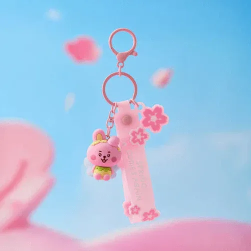 BT21 - COOKY BABY Spring Fairy Figure Keyring
