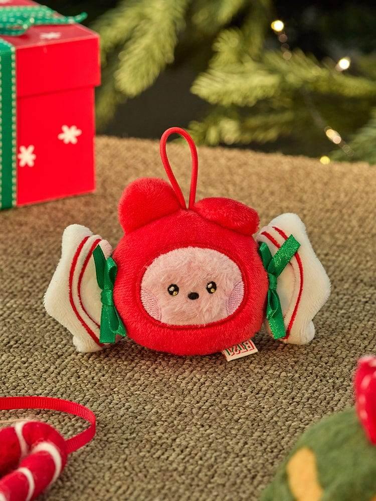 BT21 - COOKY Mini Minini Petite Holiday Ornament Doll Keyring - Image 2