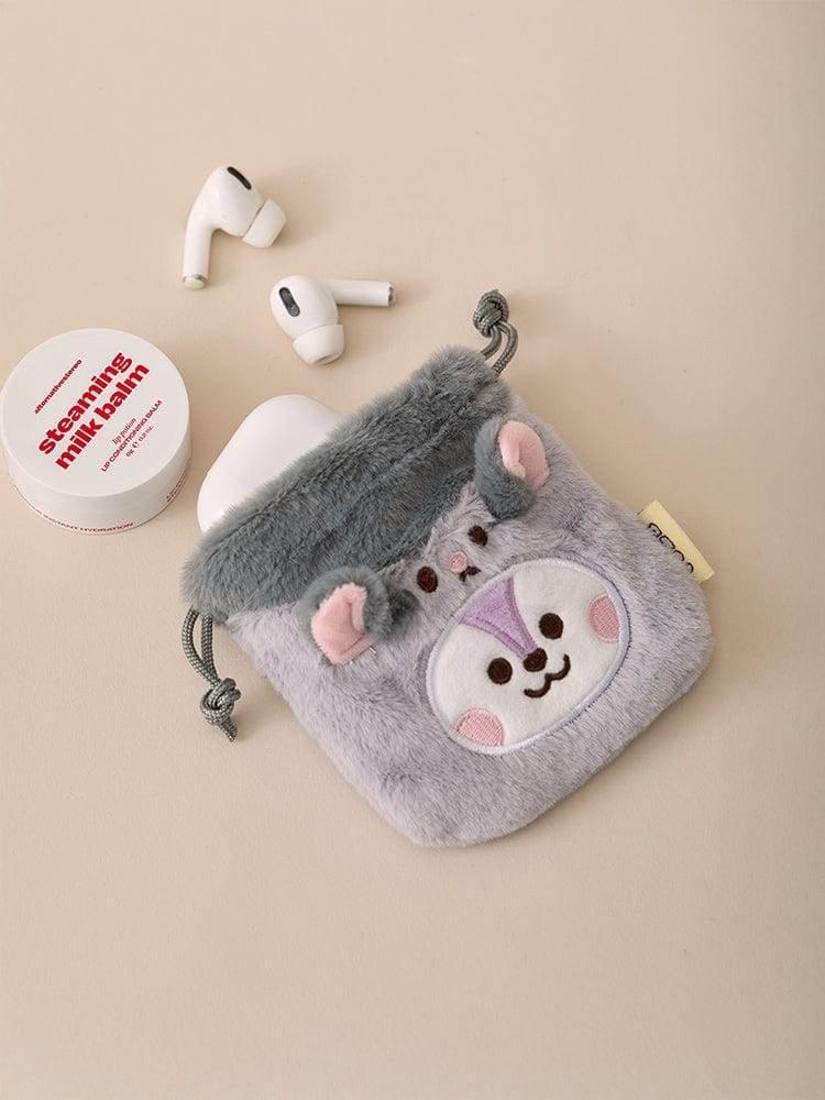 BT21 - MANG Baby Fluffy String Mini Pouch - Image 3