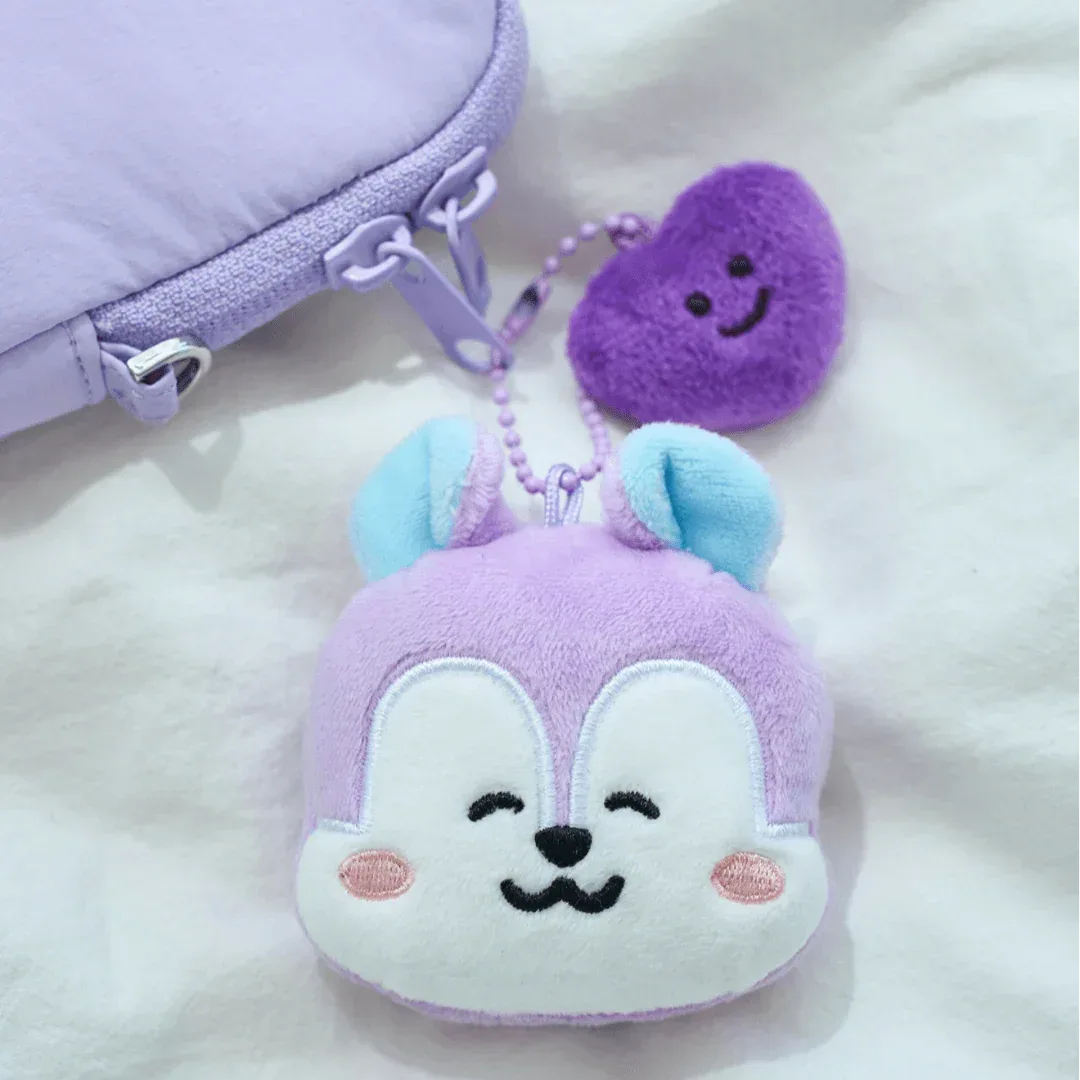 BT21 - MANG Basic Face Doll Keyring Smile