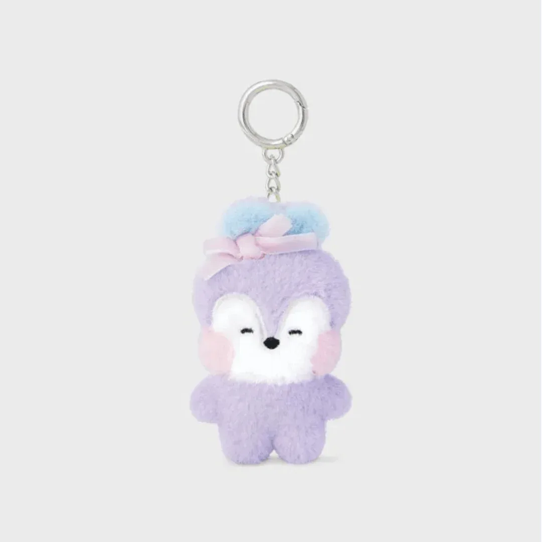 BT21 - MANG Mini Minini Ribbon Edition Fluffy Keyring