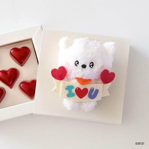 BT21 minini doll key ring [All Love / I LOVE YOU] - RJ