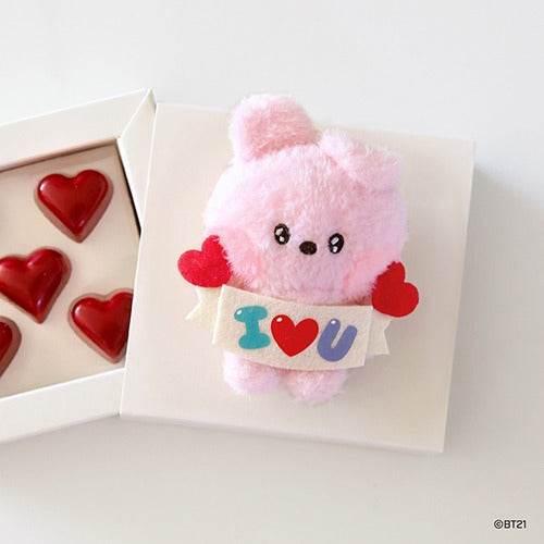 BT21 minini doll key ring [Allover / I LOVE YOU] - COOKY
