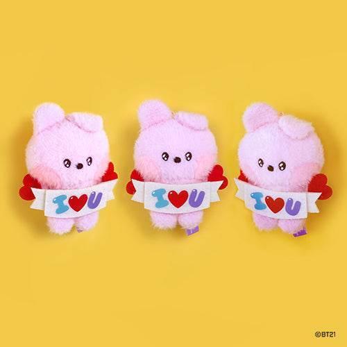 BT21 minini doll key ring [Allover / I LOVE YOU] - COOKY - Image 3