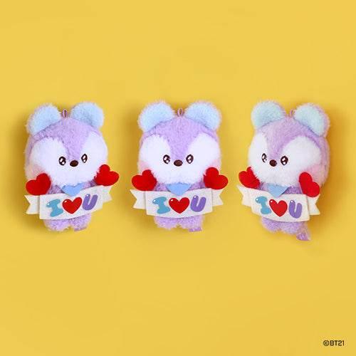 BT21 minini doll key ring [Allover / I LOVE YOU] - MANG - Image 3