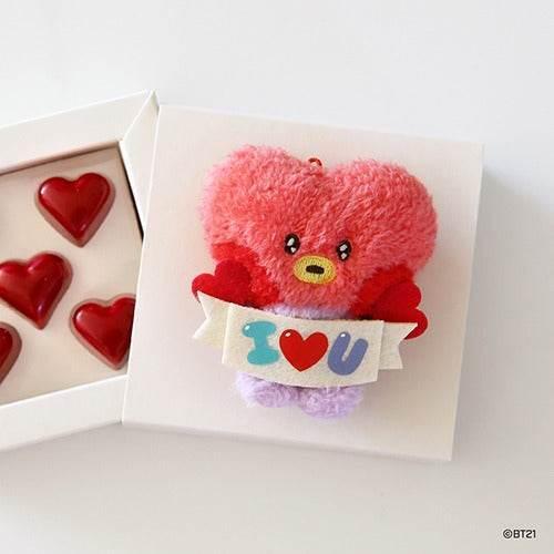 BT21 minini doll key ring [Allover / I LOVE YOU] - TATA