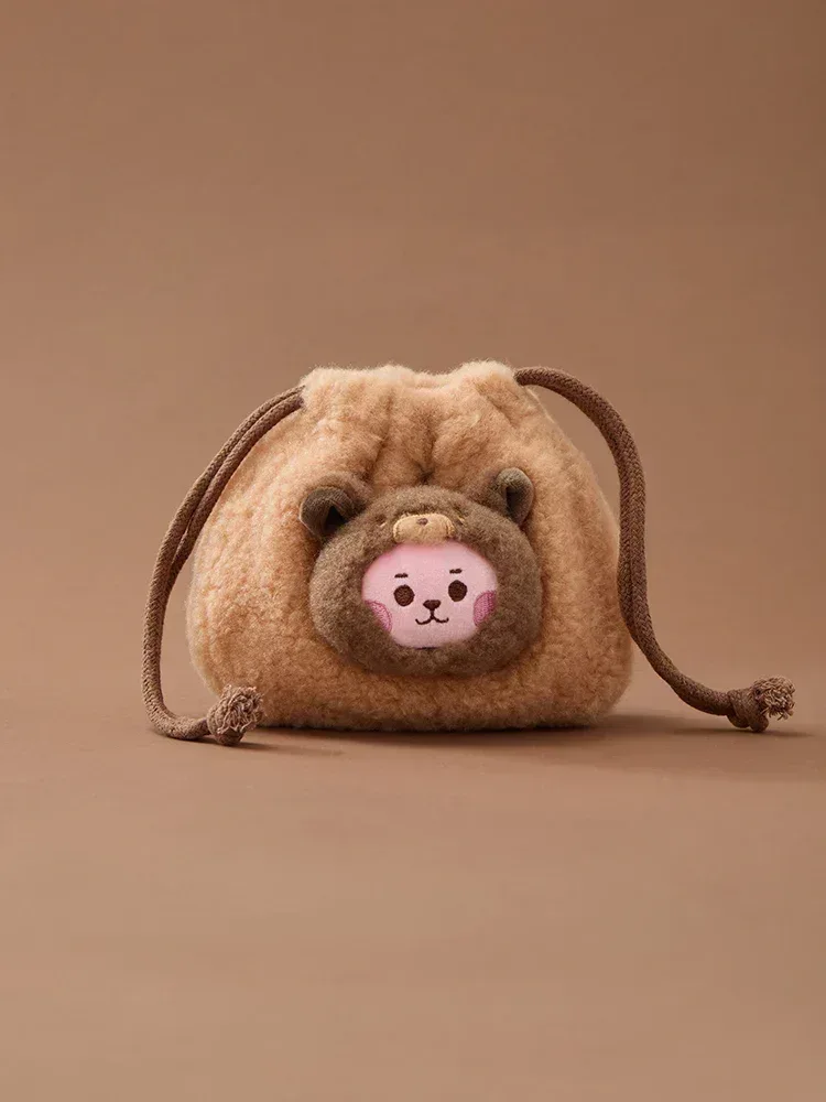 BT21 - More Fluffy Face Plush String Pouch - Image 8