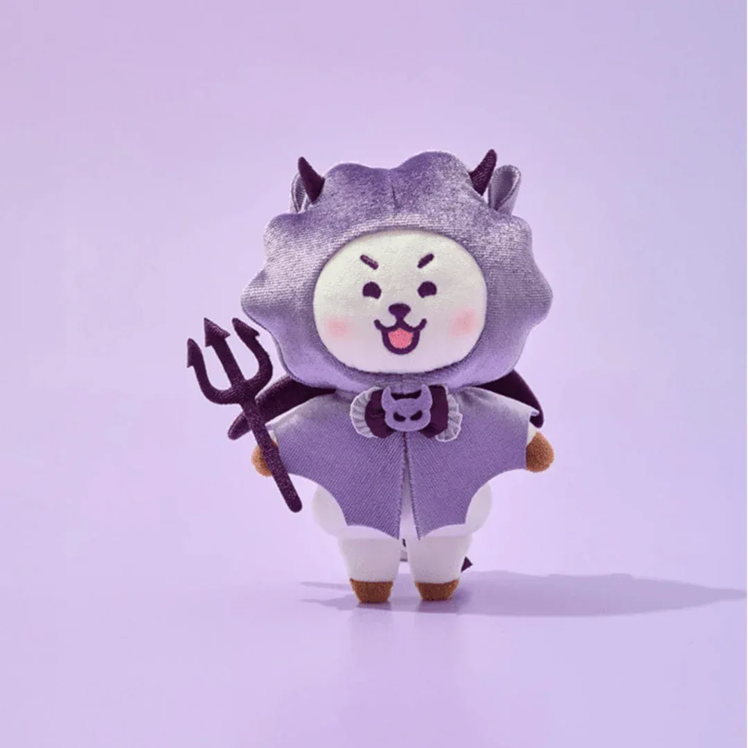 BT21 - RJ Angel & Villaion Villain Doll Keyring