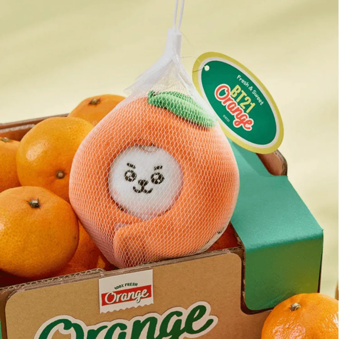 BT21 - RJ Baby Orange Party Doll Keyring