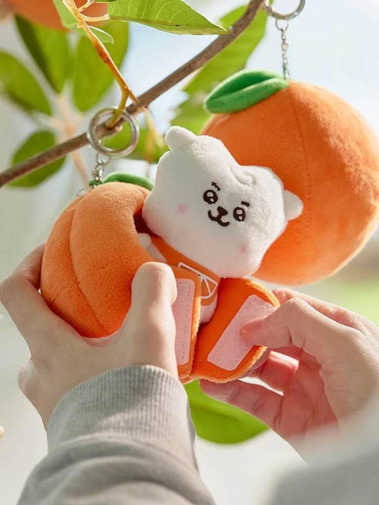 BT21 - RJ Baby Orange Party Doll Keyring - Image 3